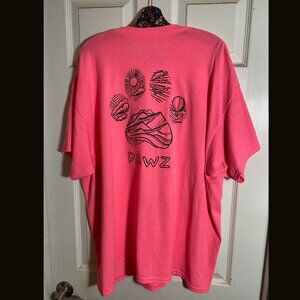 Neon Pink PAWZ T-Shirt (NWOT)